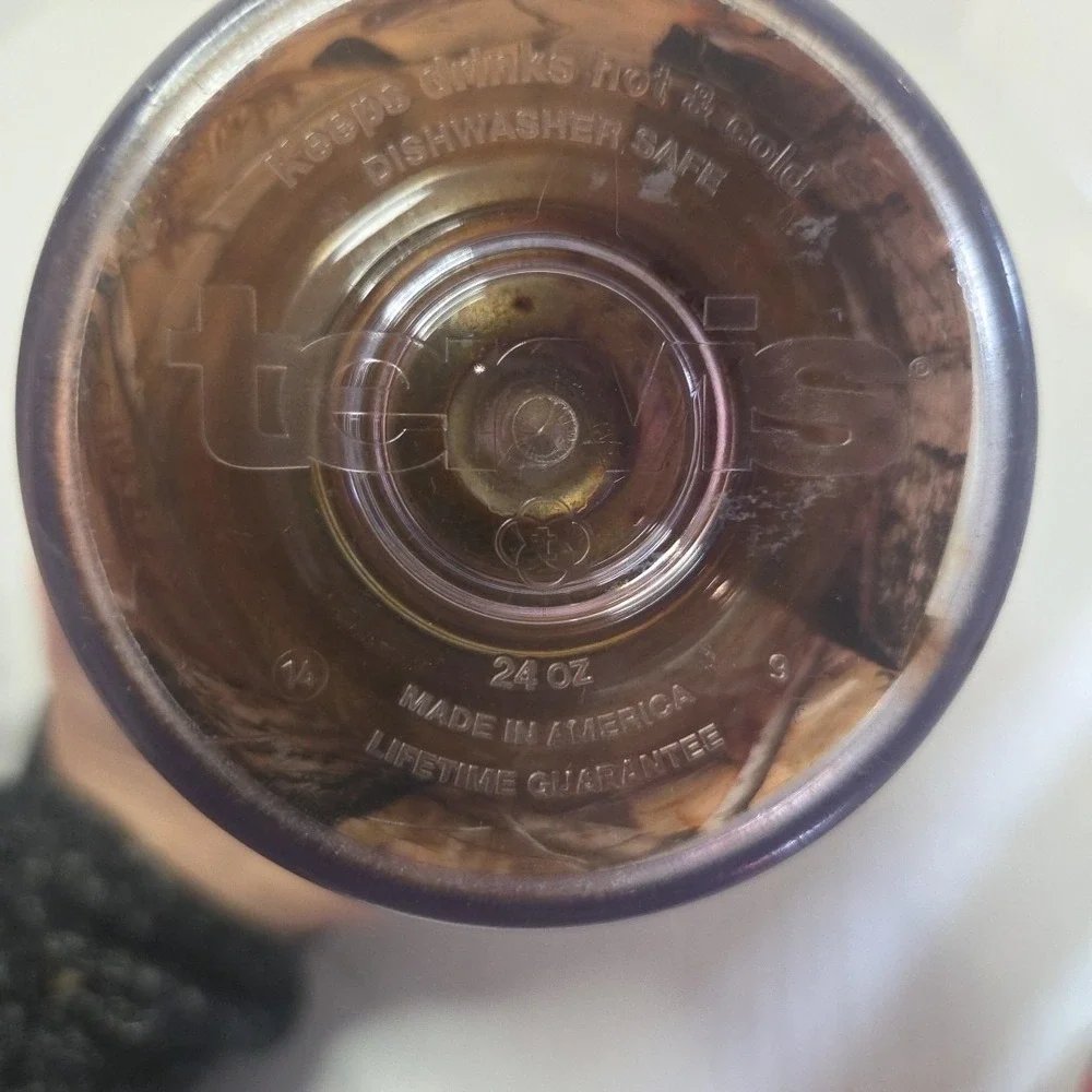 Tervis Tumbler 24 Oz Realtree Camo‎ Travel Mug Cup Hot Cold With Black Lid Read